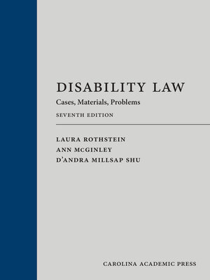 cover image of Disability Law